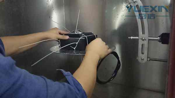 IPX9K高溫高壓噴淋試驗機(jī)測試圖